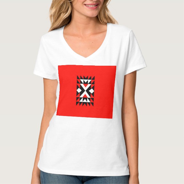 Camiseta Four Birds on a Branch Illustration (Anverso)