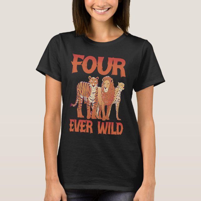 Camiseta Four Ever Wild (Anverso)