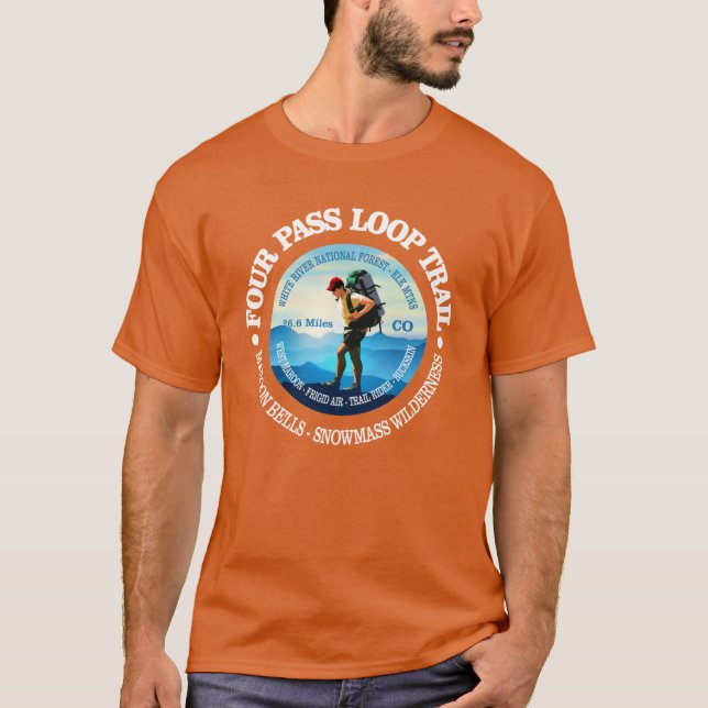 Camiseta Four Pass Looprail C retro (Anverso)