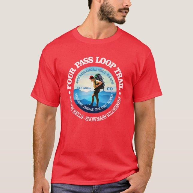 Camiseta Four Pass Looprail C vintage (Anverso)