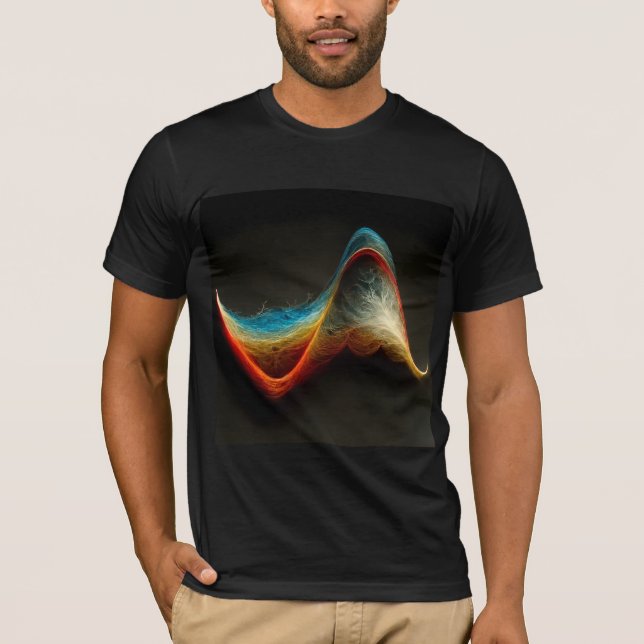 Camiseta Fourier Transform Sine Wave (Anverso)