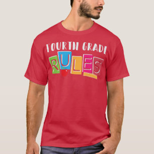 Camiseta Fourth Grade Back to School Tee Premium T-Shirt