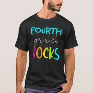 Camiseta Fourth Grade Rocks  Team 4th Grade Teacher 2