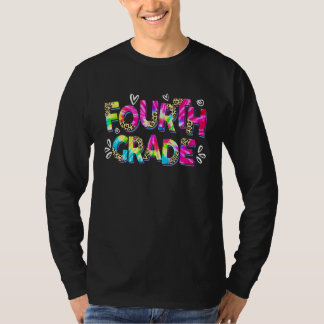 Camiseta Fourth Grade Teacher 4th Student Back To School Ti