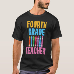 Camiseta Fourth Grade Teacher Back To School Joke Unisex