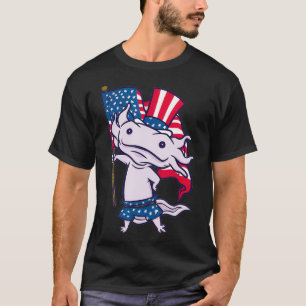 Camiseta Fourth of July USA Patriotic 4th of July Aolotl 