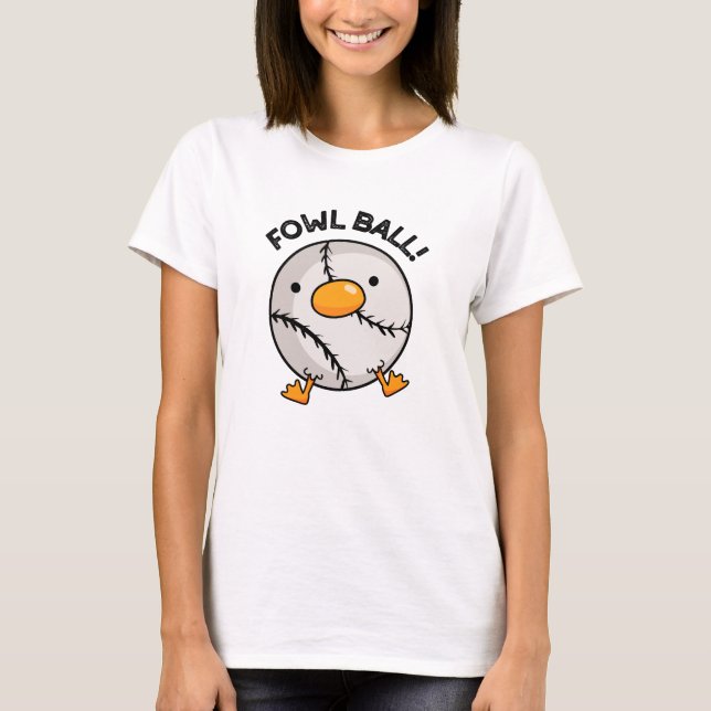 Camiseta Fowball Funny Sports Pun (Anverso)