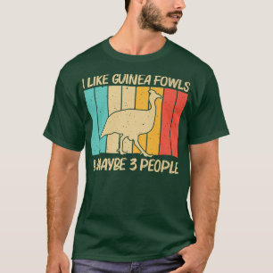 Camiseta Fowen De Guinea Graciosa Para Hombres Mujeres Aves