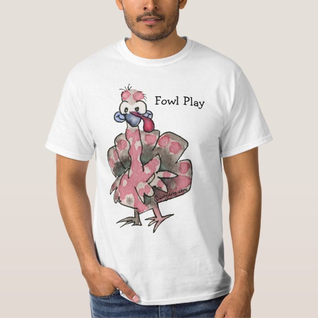 Camiseta Fowt Play Personalizado Pink Turkey (Anverso)