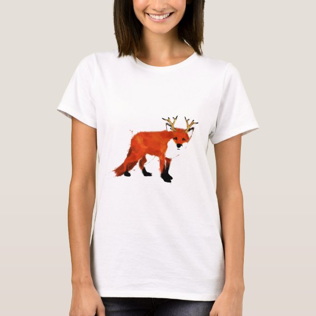 Camiseta Fox Acuarela (Anverso)