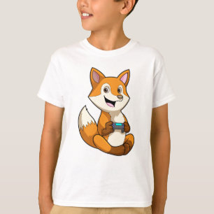 Camiseta Fox al jugar con el controlador