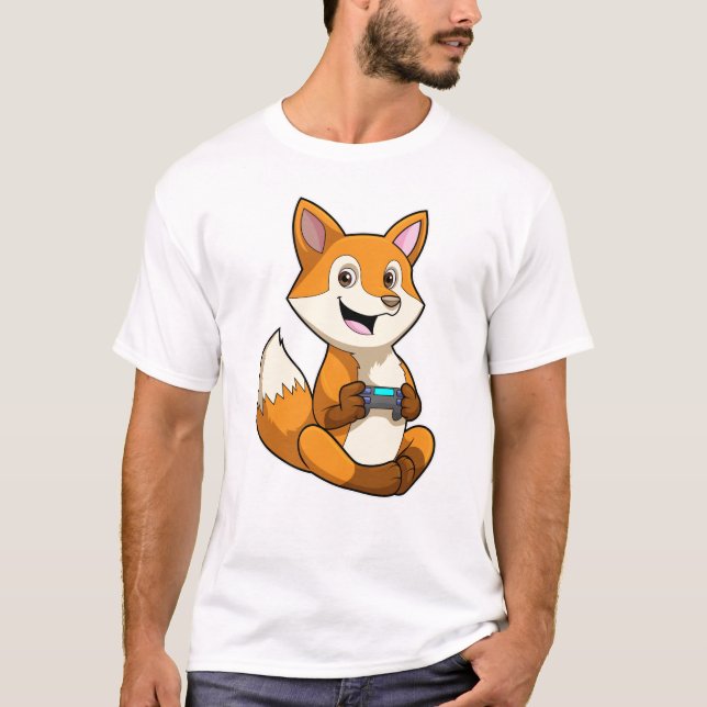 Camiseta Fox al jugar con el controlador (Anverso)