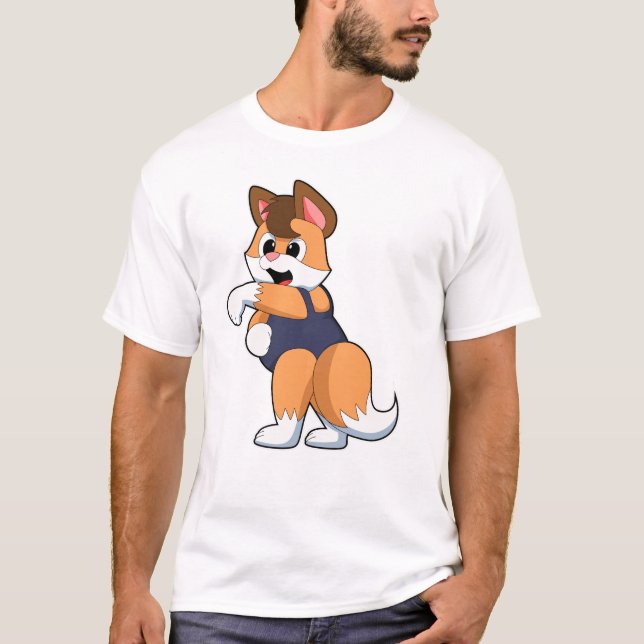 Camiseta Fox al nadar con traje de baño (Anverso)