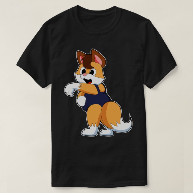 Camiseta Fox al nadar con traje de baño (Diseño del anverso)
