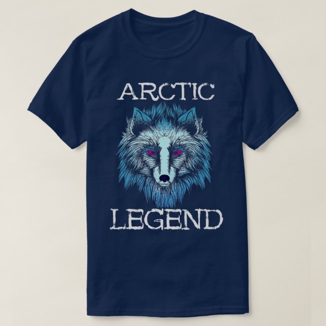 Camiseta Fox Arctic Fox Legend Arctic Fox Lover Antártida (Diseño del anverso)