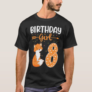 Camiseta Fox Arrow Dance Happy My Birthday Chica de 8 años