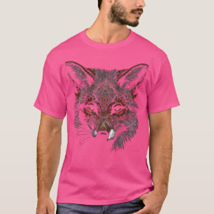 Camiseta Fox Art Mandala Animal Artwork Fox