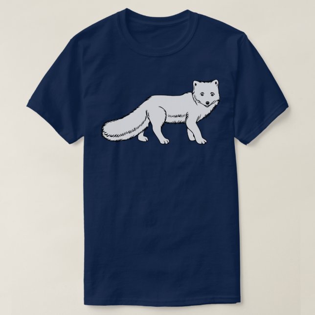 Camiseta Fox ártica (Diseño del anverso)