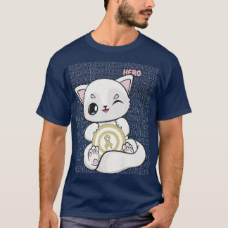 Camiseta Fox Ártica Con Cinta Kawaii Para El Cáncer Infanti