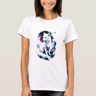 Camiseta Fox ártica en Nebula