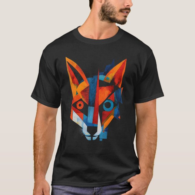 Camiseta Fox Artwork  Animal Fox (Anverso)