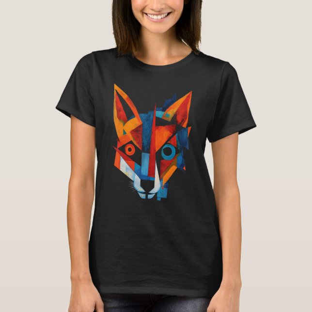Camiseta Fox Artwork  Animal Fox (Anverso)