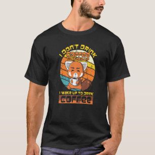 Camiseta Fox Bebe Café Animal Para Hombres Mujeres