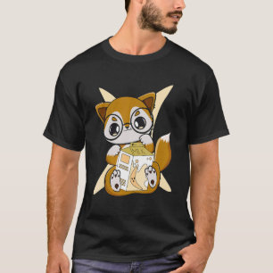 Camiseta Fox Bebe Té De Leche De Banana Para Boba
