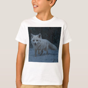 Camiseta Fox blanca ártica
