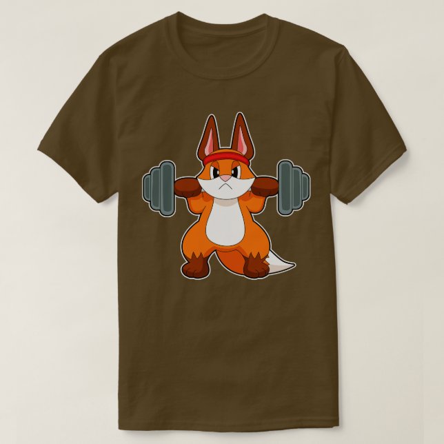 Camiseta Fox Bodybuilding Barbell (Diseño del anverso)