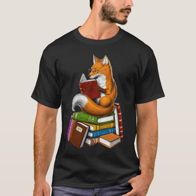 Camiseta Fox Book Lover (Anverso)