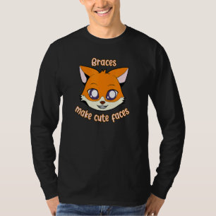 Camiseta Fox Braces Make Cute Faces