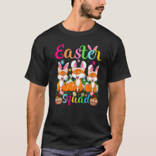 Camiseta Fox Bunny Ear Funny Easter Squad Fox Happy Easter