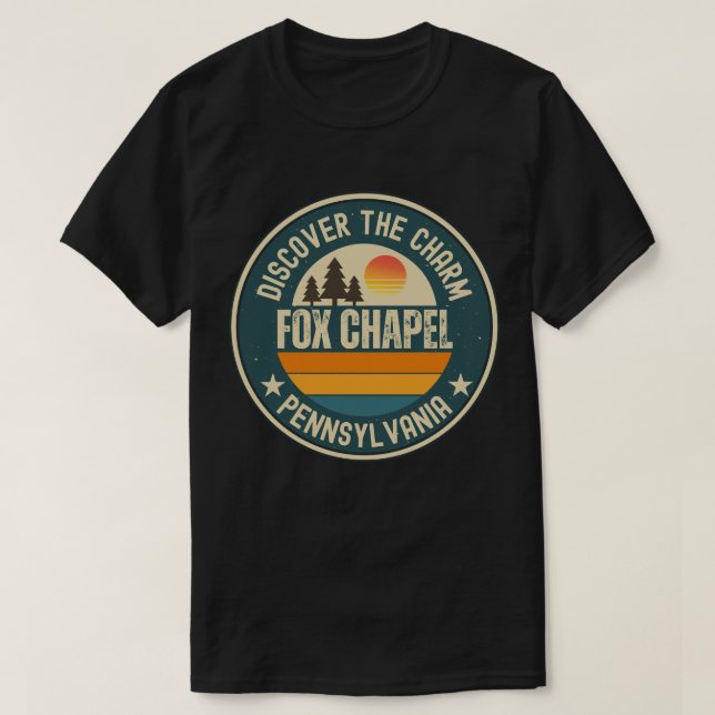 Camiseta Fox Chapel, Pensilvania (Diseño del anverso)