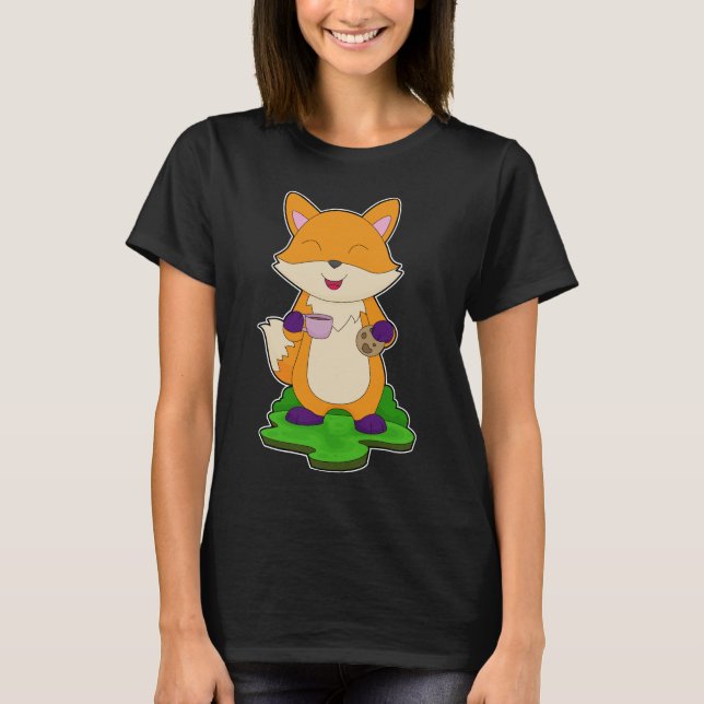 Camiseta Fox Coffee Cookie (Anverso)