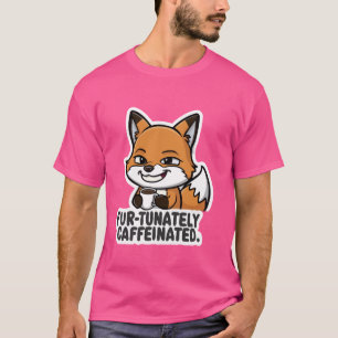 Camiseta Fox Coffee Lover Caffeine Fox Mug Coffee 1