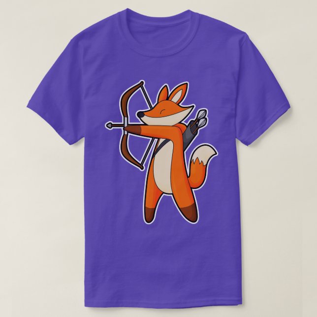 Camiseta Fox como Archer con Arrow Bow (Diseño del anverso)