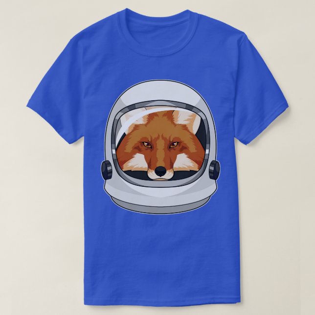 Camiseta Fox como astronauta con casco (Diseño del anverso)