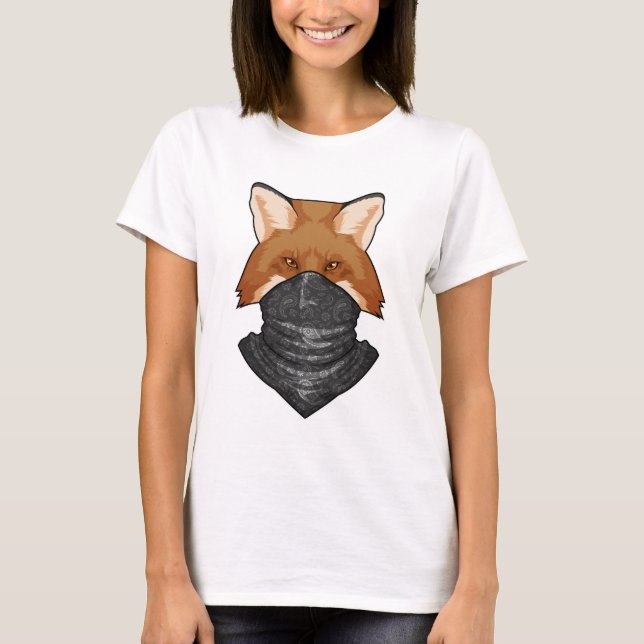 Camiseta Fox como bandido con Kerchief (Anverso)