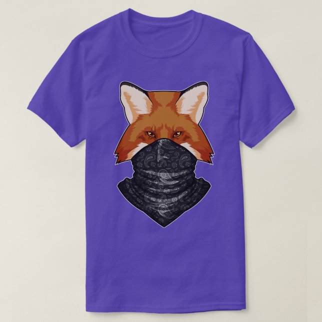 Camiseta Fox como bandido con Kerchief (Diseño del anverso)