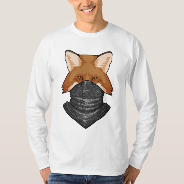 Camiseta Fox como bandido con Kerchief (Anverso)
