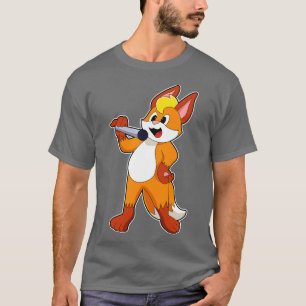 Camiseta Fox como cantante con micrófono