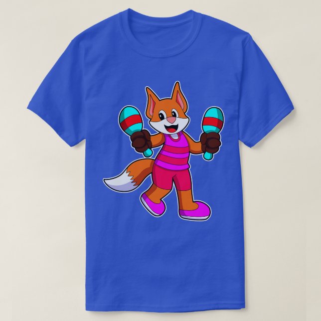 Camiseta Fox como cantante con micrófono 1 (Diseño del anverso)