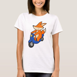 Camiseta Fox como ciclista con Scooter
