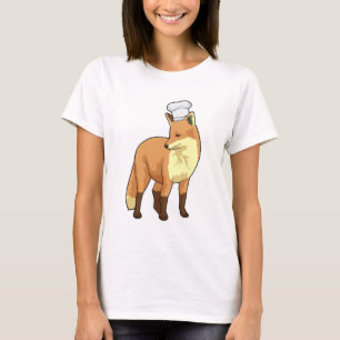 Camiseta Fox como cocinero con gorra de chef