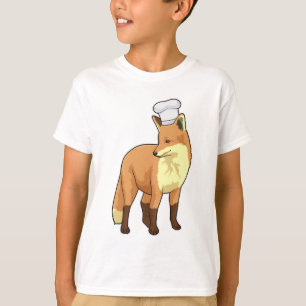 Camiseta Fox como cocinero con gorra de chef