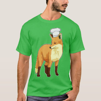 Camiseta Fox como cocinero con gorra de chef