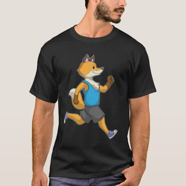 Camiseta Fox como corredor en carrera (Anverso)