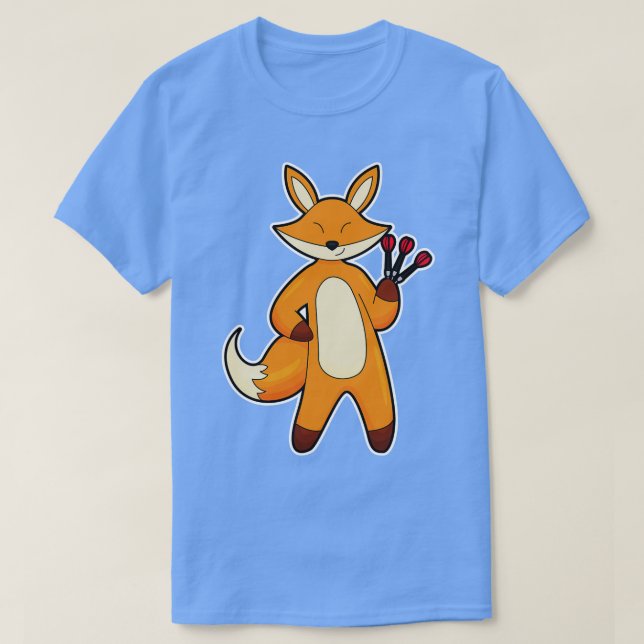 Camiseta Fox como jugador de Dart con Darts (Diseño del anverso)