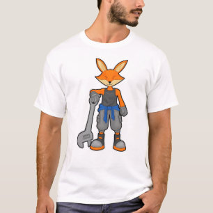 Camiseta Fox como mecánico con español